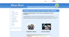 Desktop Screenshot of klaasboer.nl