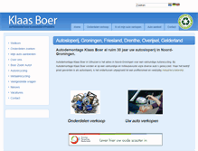 Tablet Screenshot of klaasboer.nl
